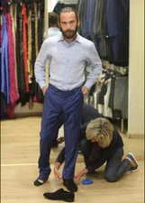 Work to be done when trying on the pants.