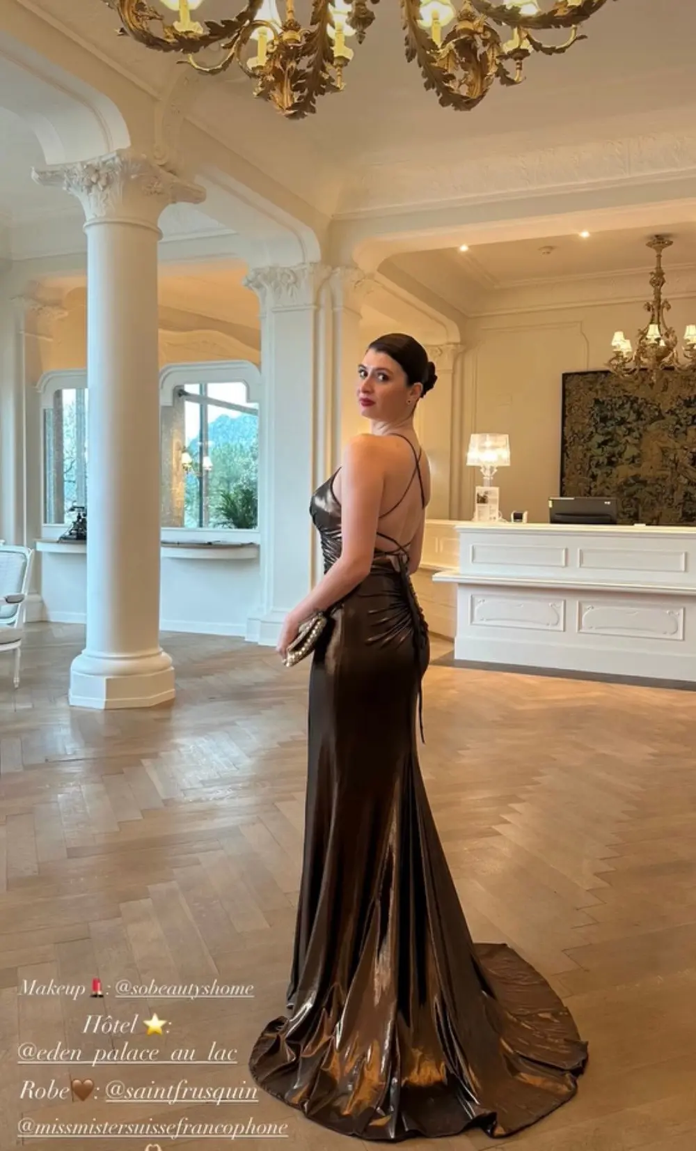 Robe longe de soirée 